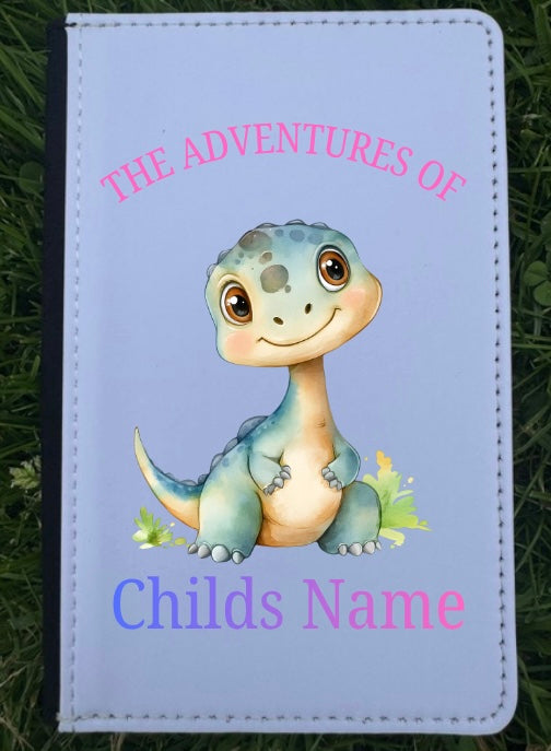 Personalised Dino passport cover