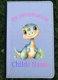 Personalised Dino passport cover