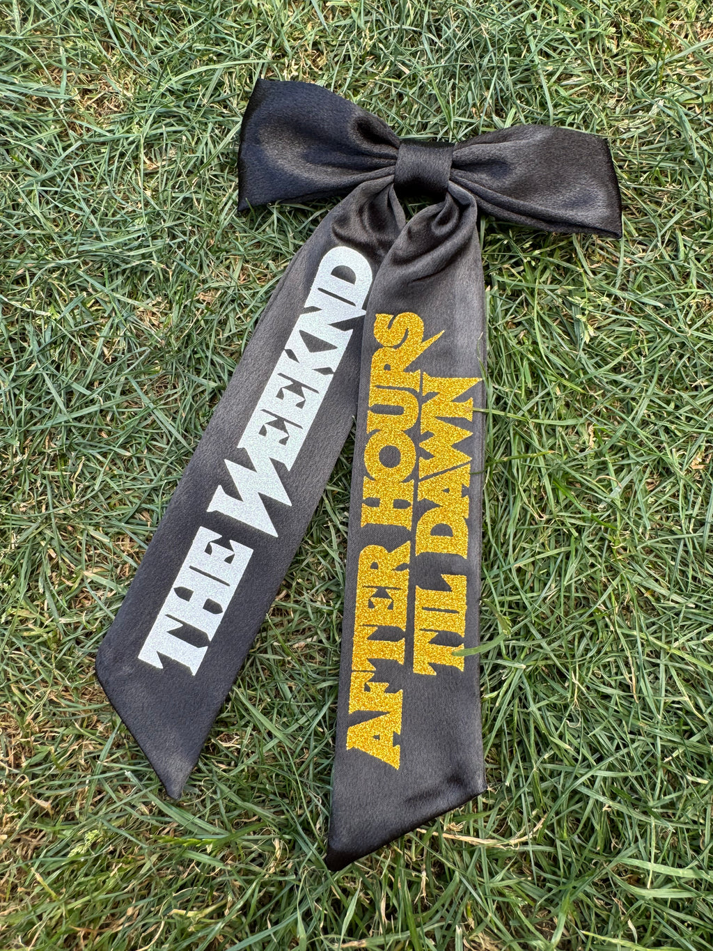 Inspired by The Weeknd logo design bow