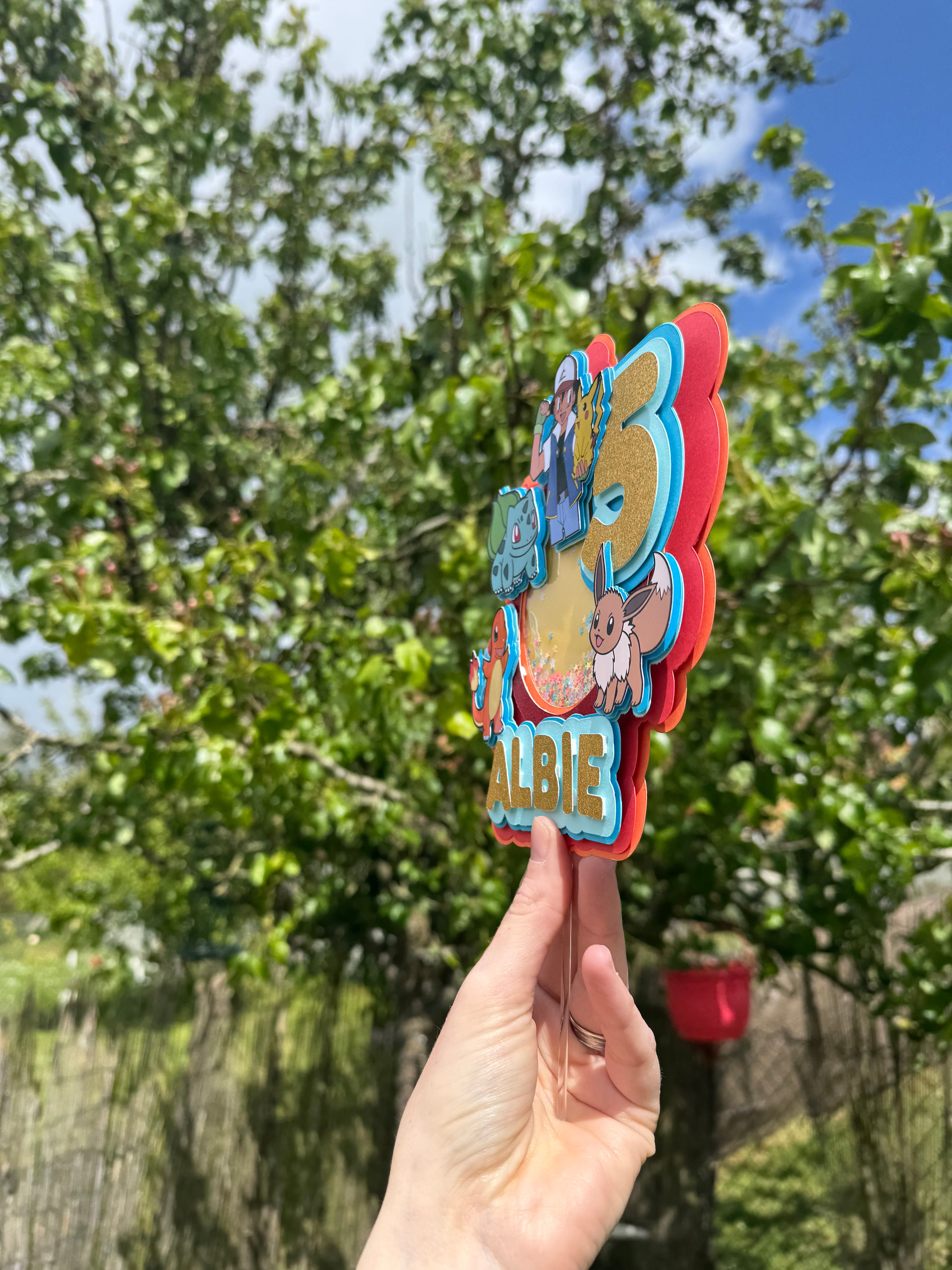 personalised cake topper