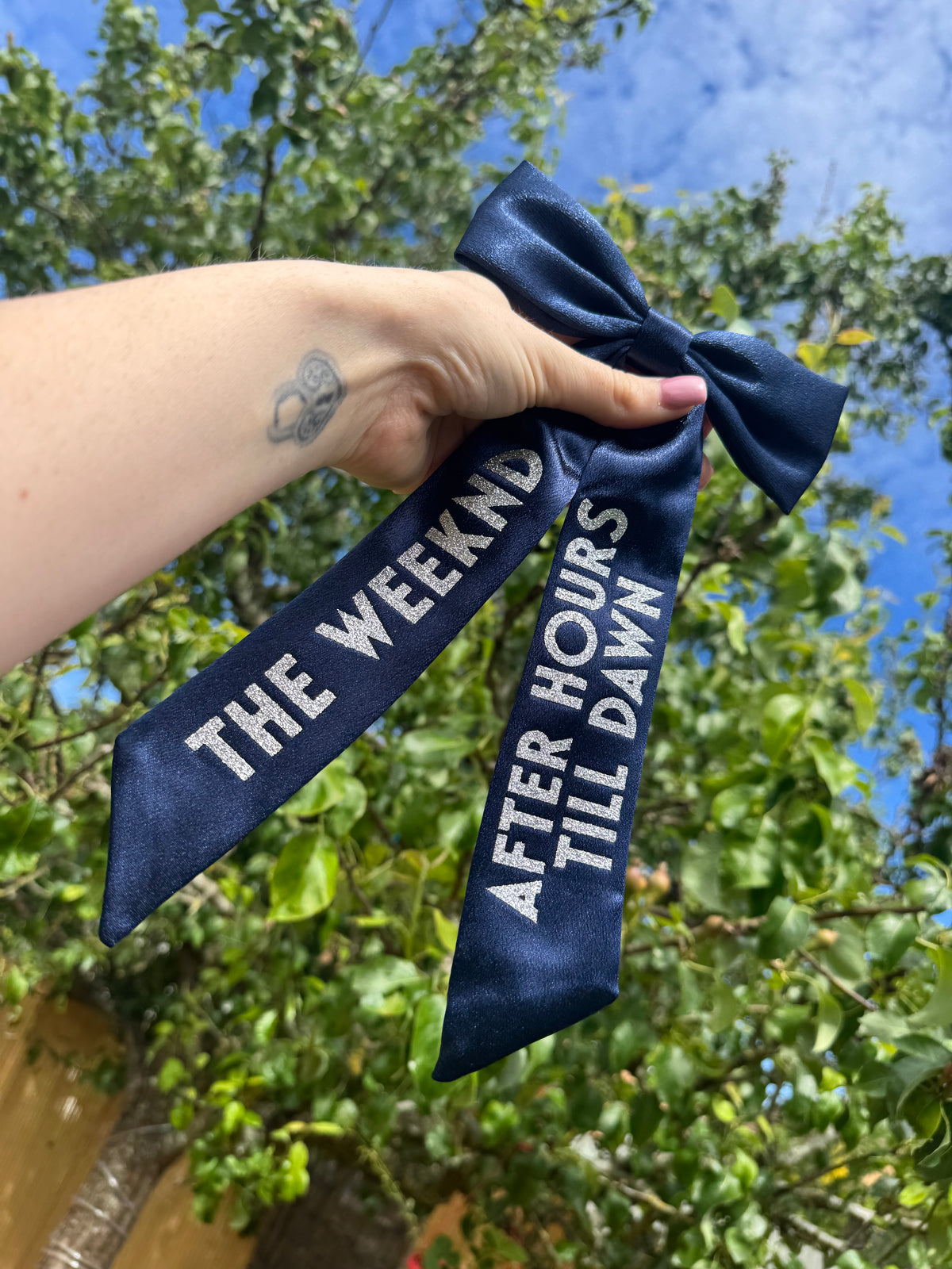 Inspired by The Weeknd Tour bow