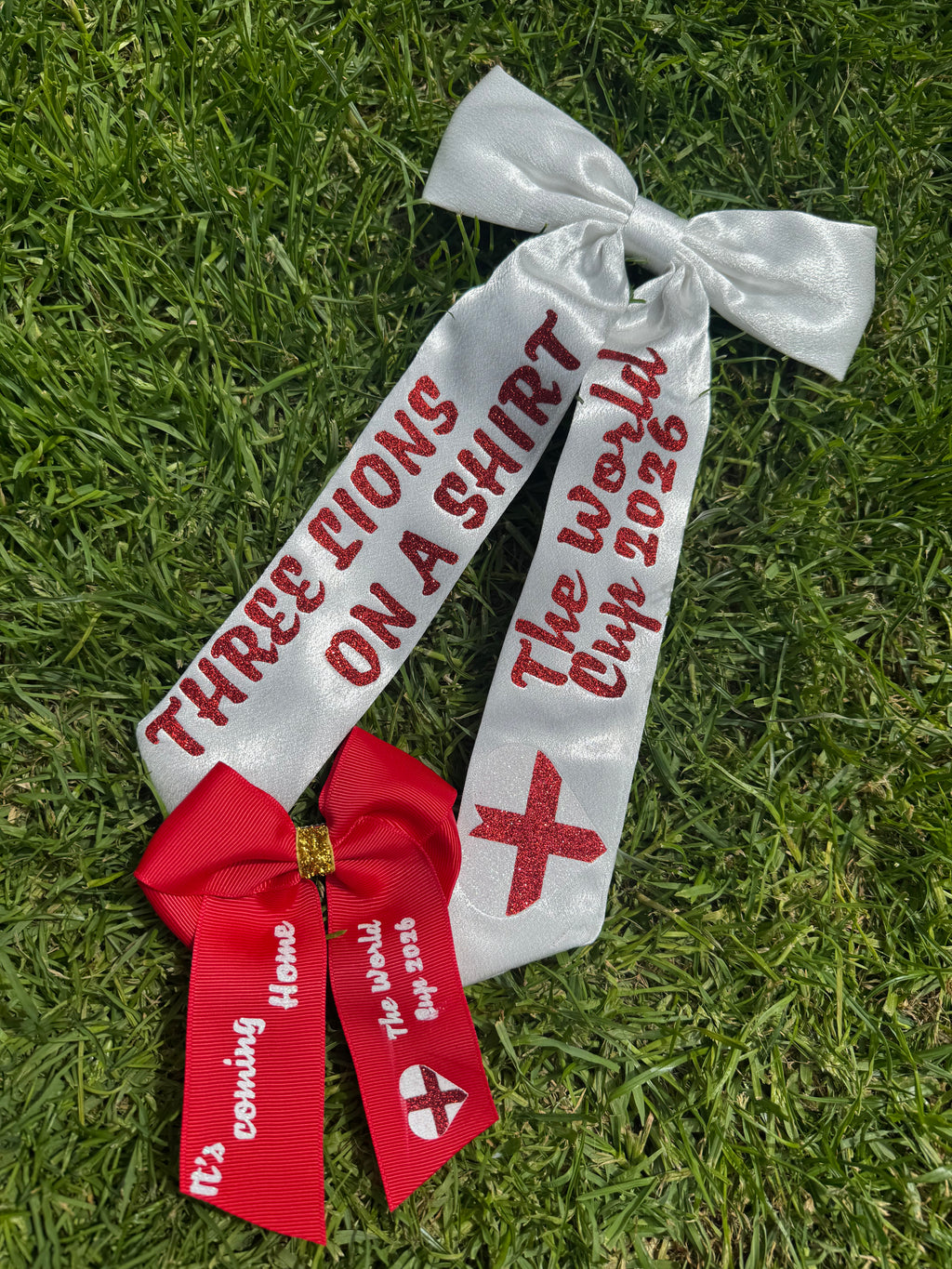 The world cup bow and mini me bow