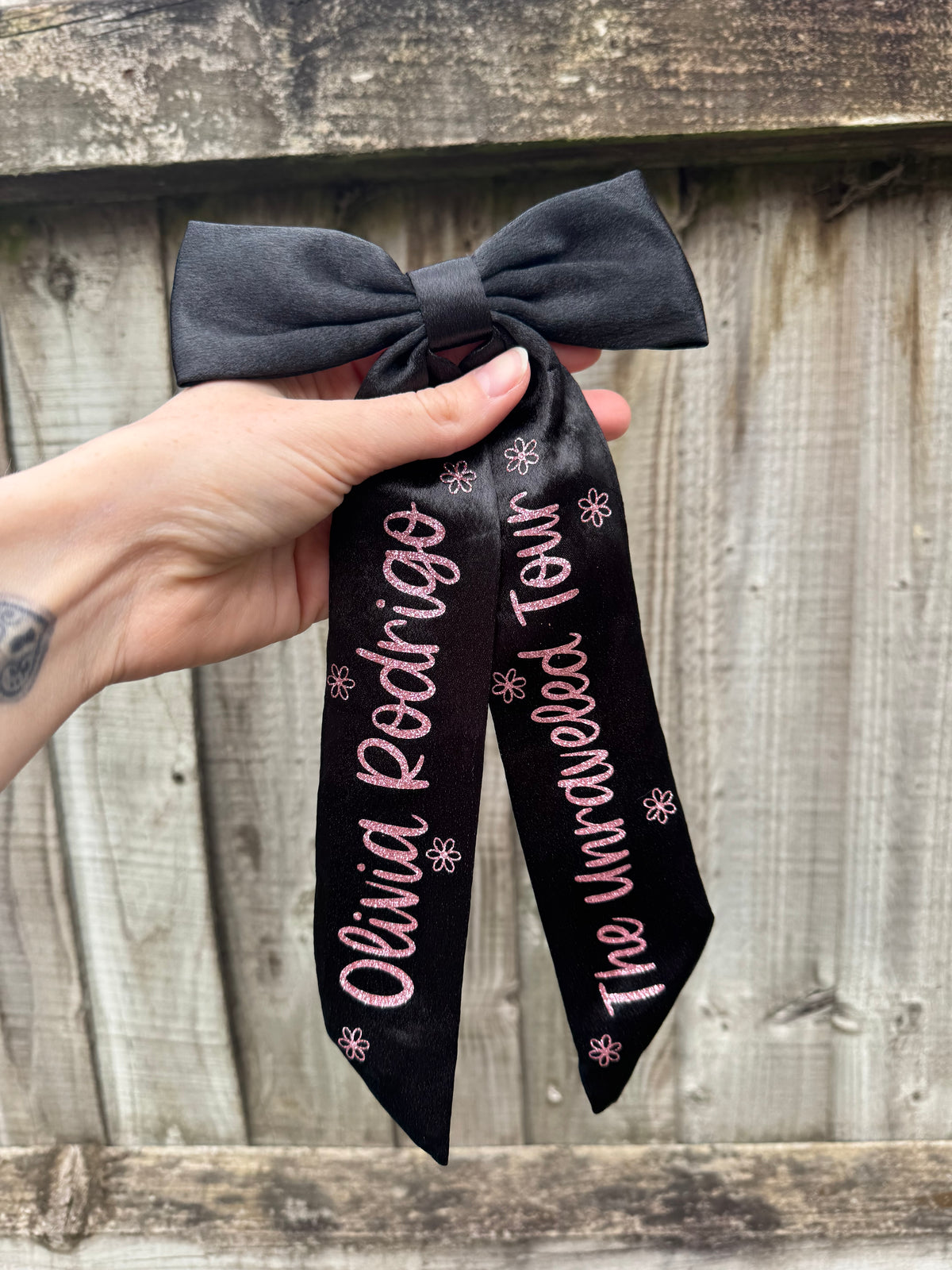 Inspired by Olivia Rodrigo concert bow