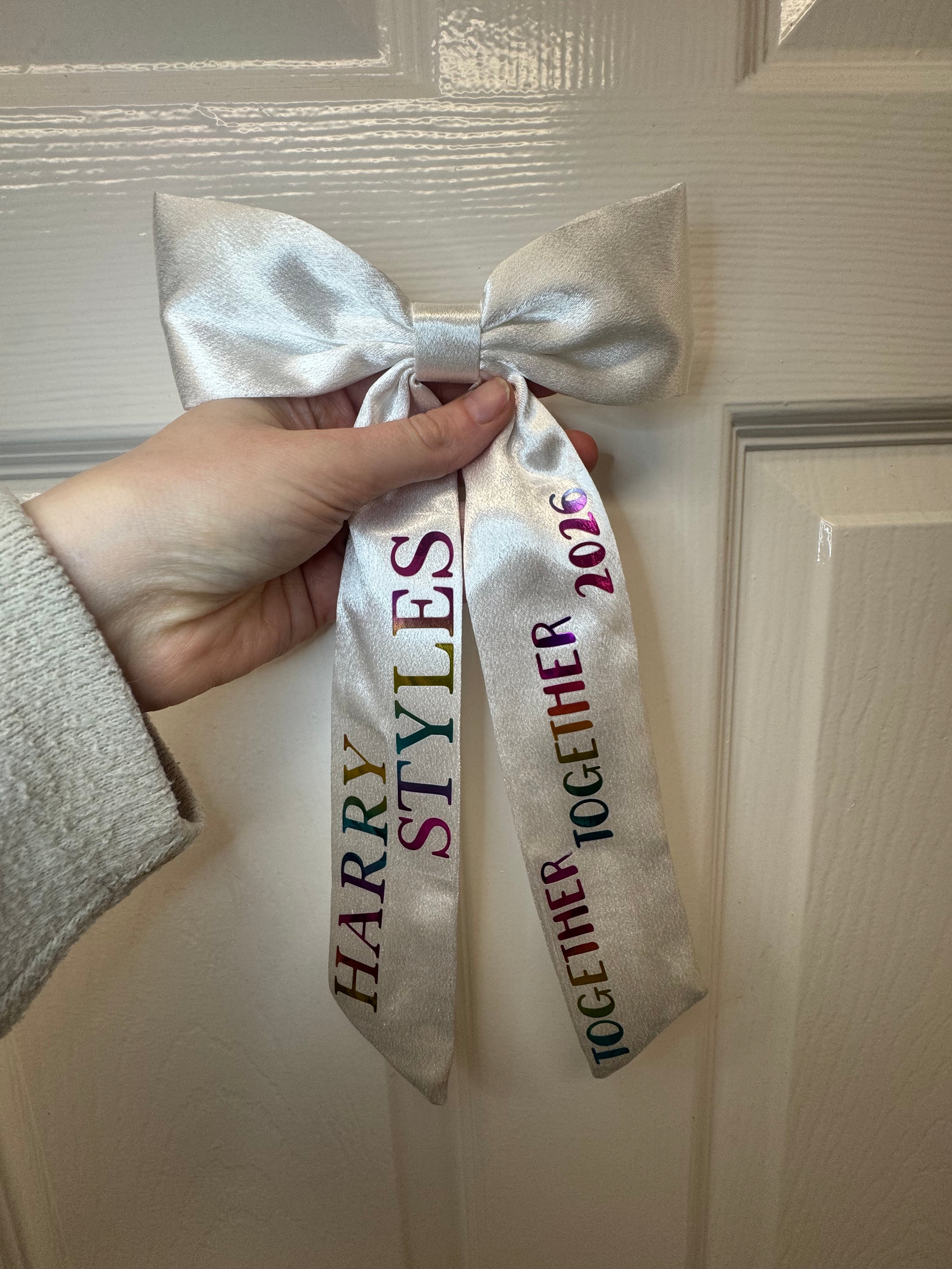 Inspired by Harry styles bow