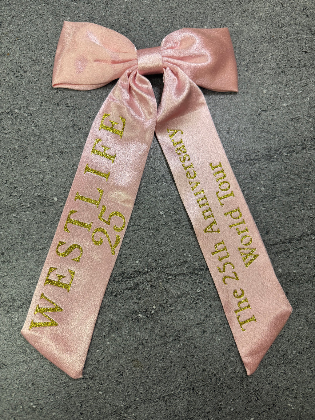 Inspired by Westlife concert bow