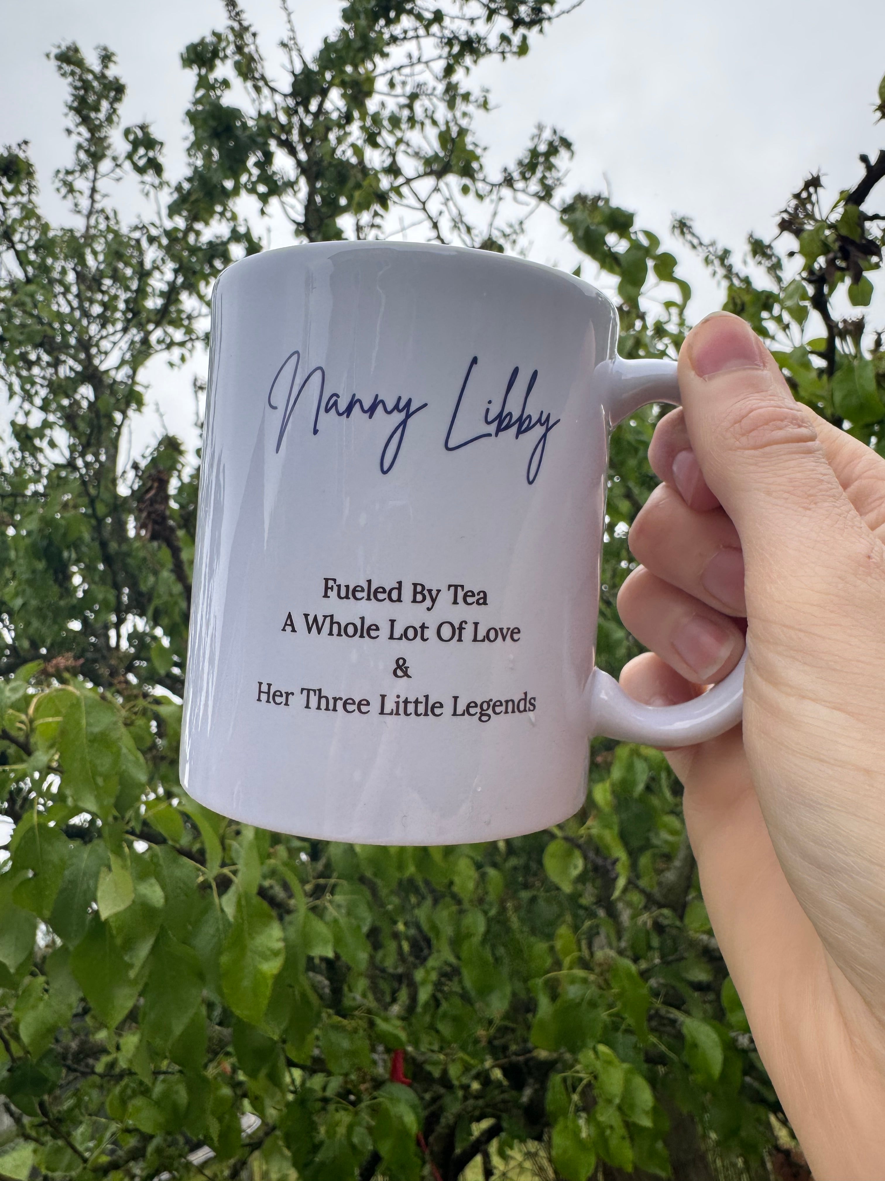 Personalised female family member mug