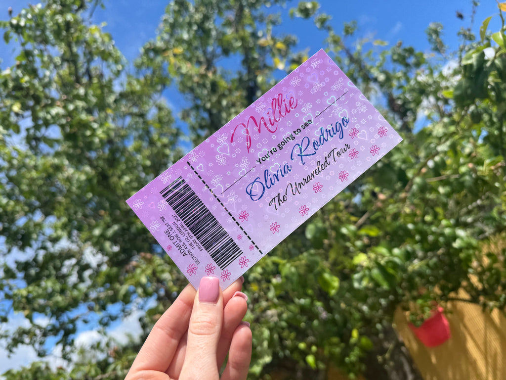 Personalised Holographic Ticket
