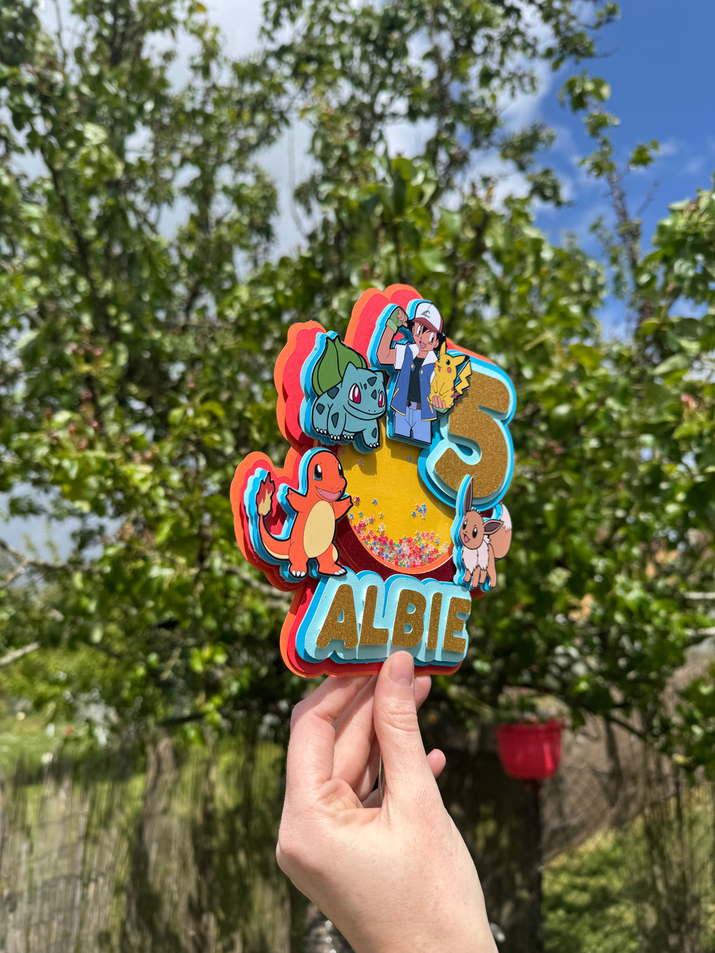 personalised cake topper