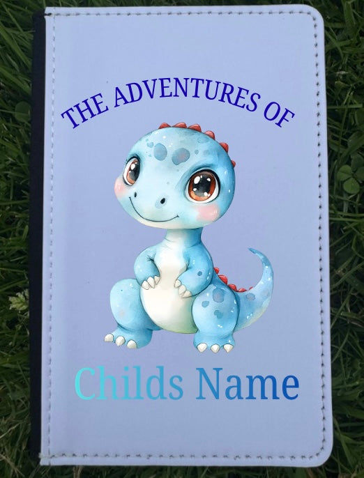 Personalised Dino passport cover