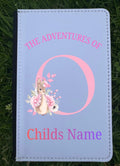 Personalised PINK bunny passport cover