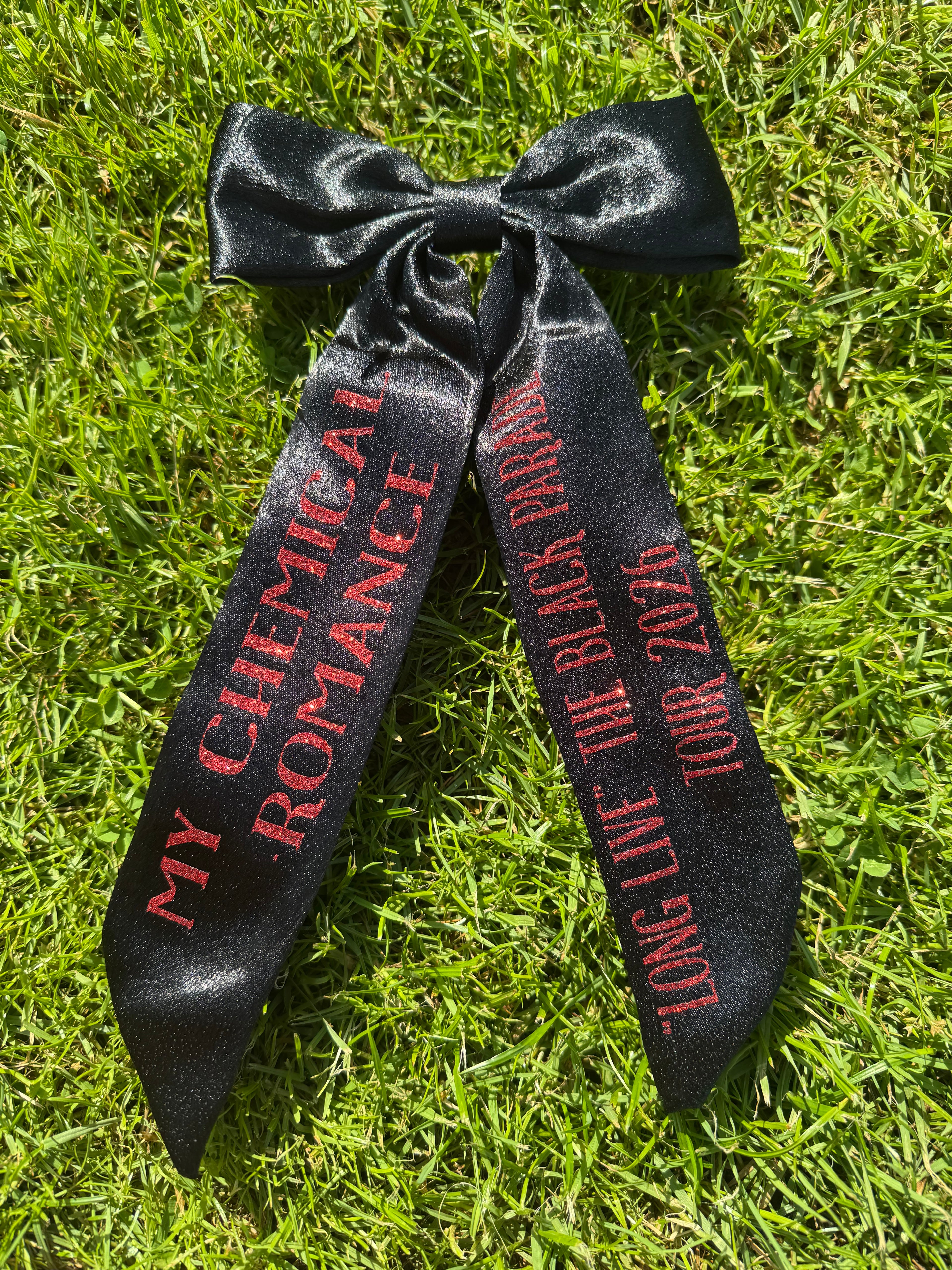 Inspired by My Chemical Romance concert bow