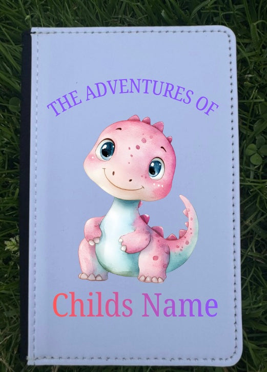 Personalised Dino passport cover