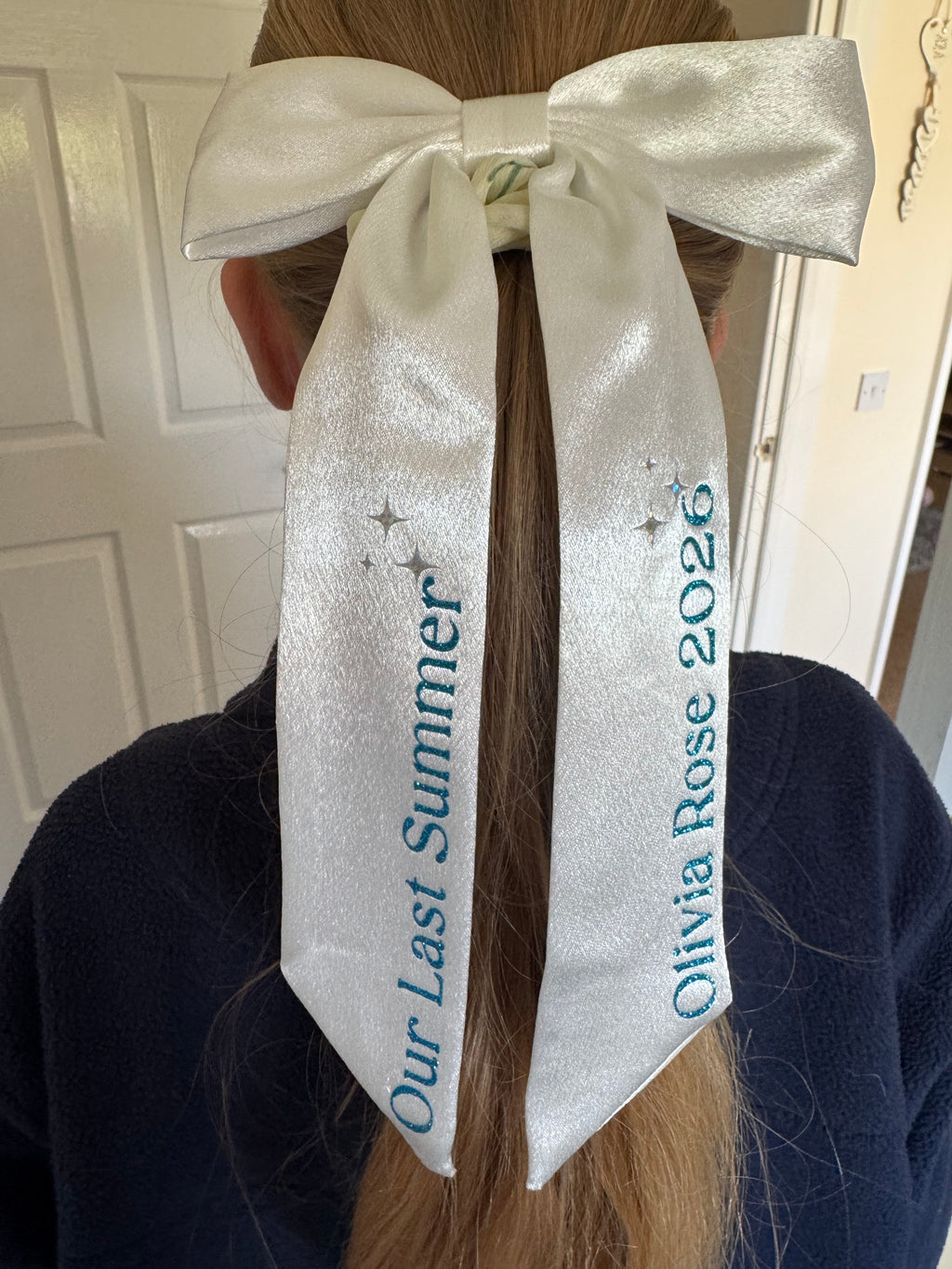 Personalised leavers "our last summer" 2026 leavers bow