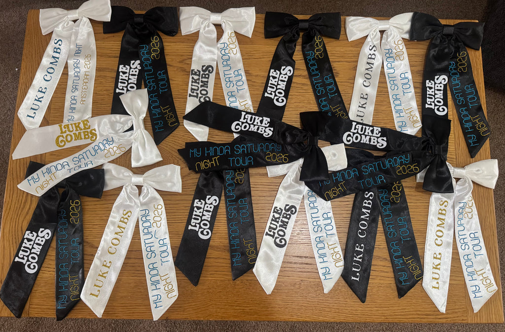 Inspired by luke combs concert bow