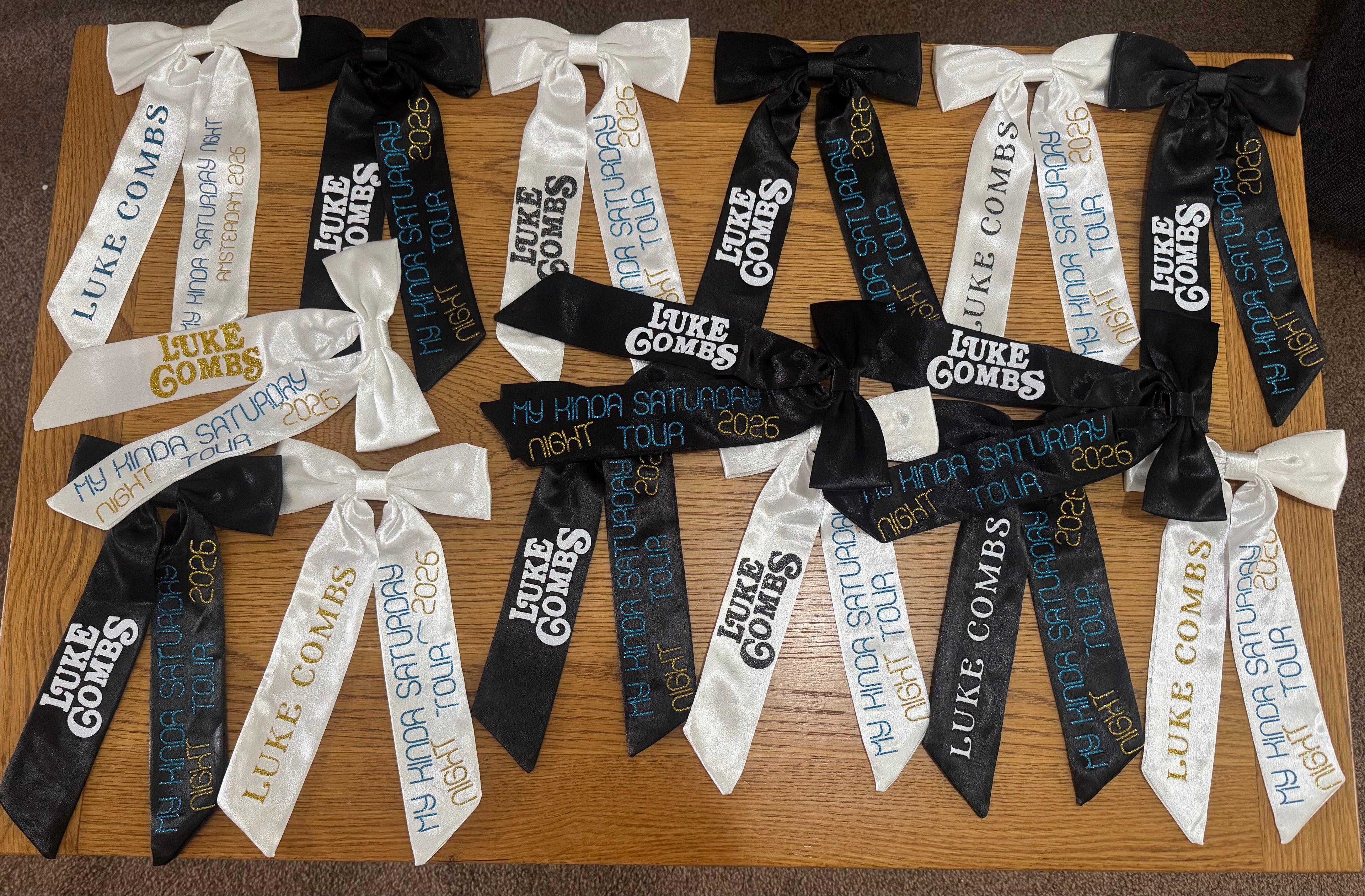Inspired by luke combs concert bow