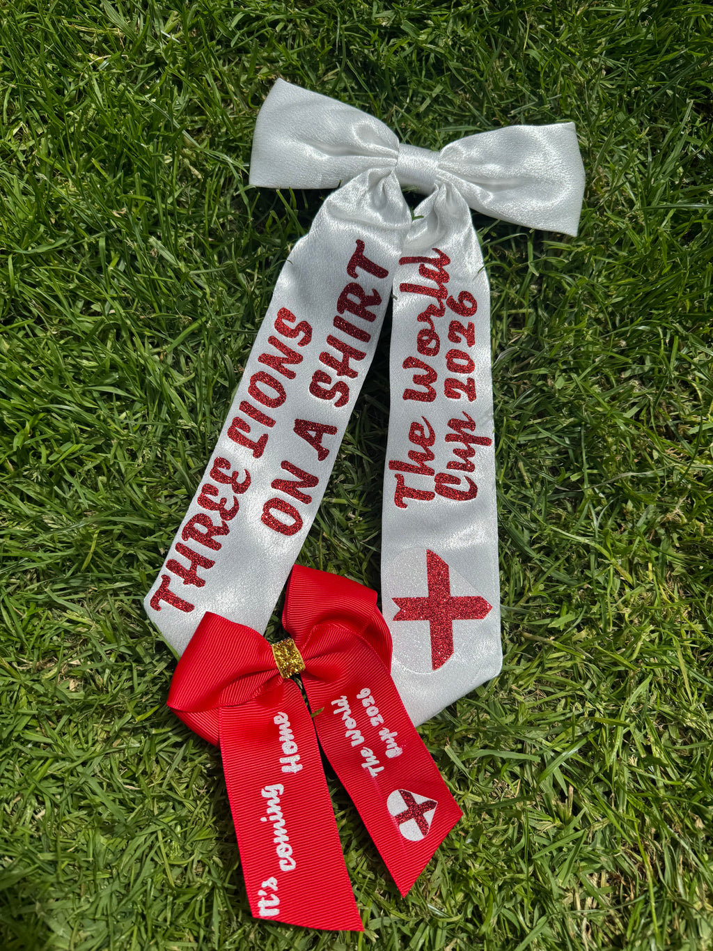 The world cup bow and mini me bow