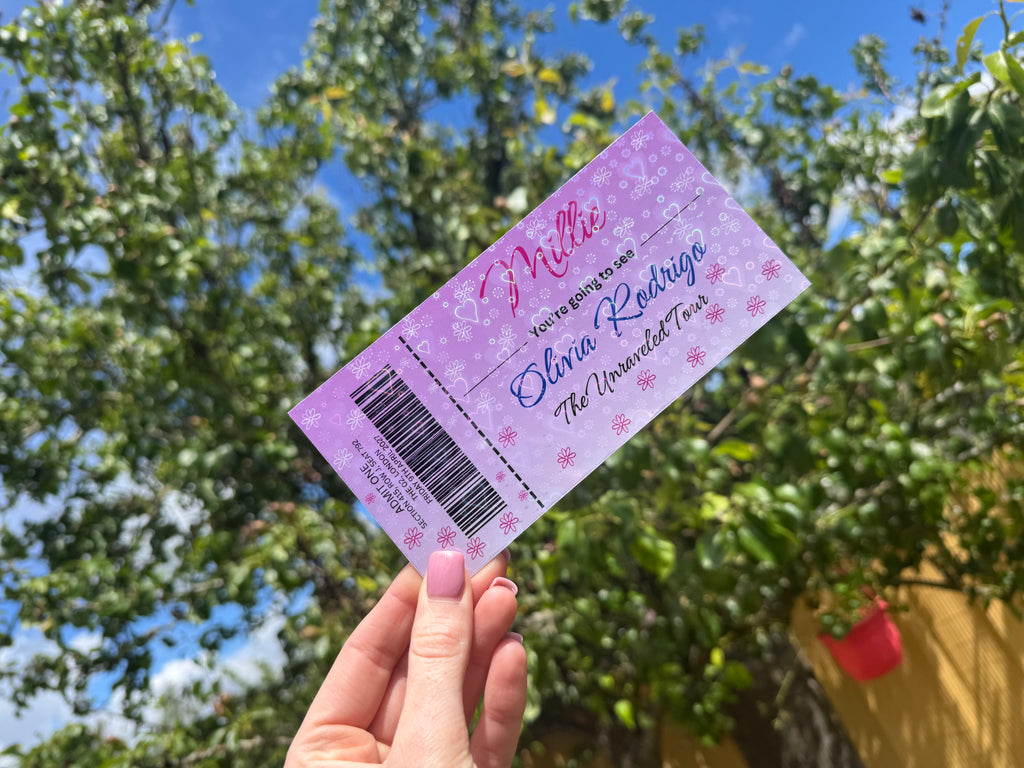 Personalised Holographic Ticket